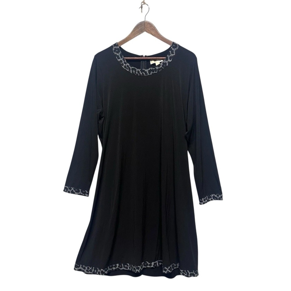 Michael Michael Kors‎ Shift Dress Womens Plus Size 2X Knit Stretch Minimalist